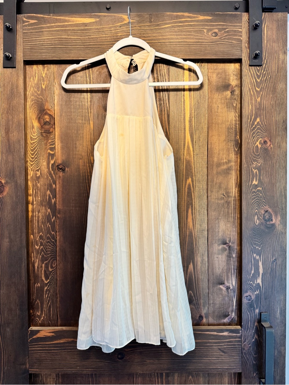 BCBG Sleeveless High-Neck Formal Dress